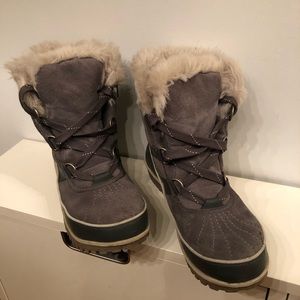 SOREL Grey Snow Boots size 7.5
